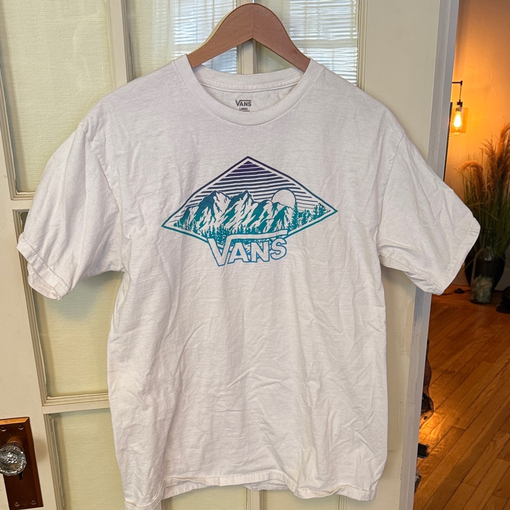 vans graphic t shirt - L
